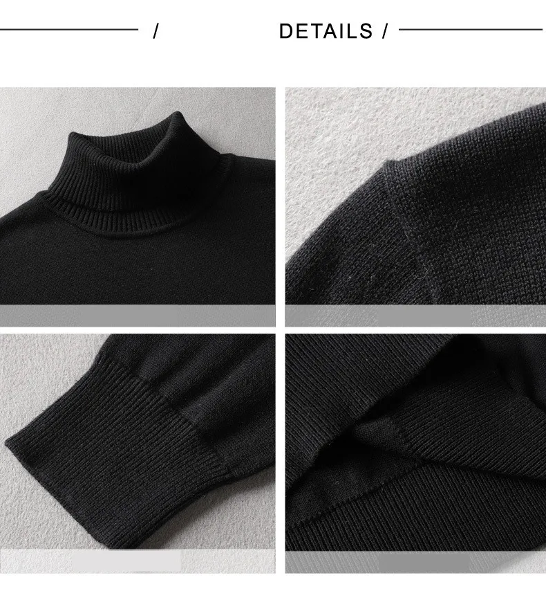 MRMT 2018 Фирменная Новинка Для мужчин трикотажные свитера модные Однотонный свитер Повседневный пуловер для мальчиков с высоким воротником