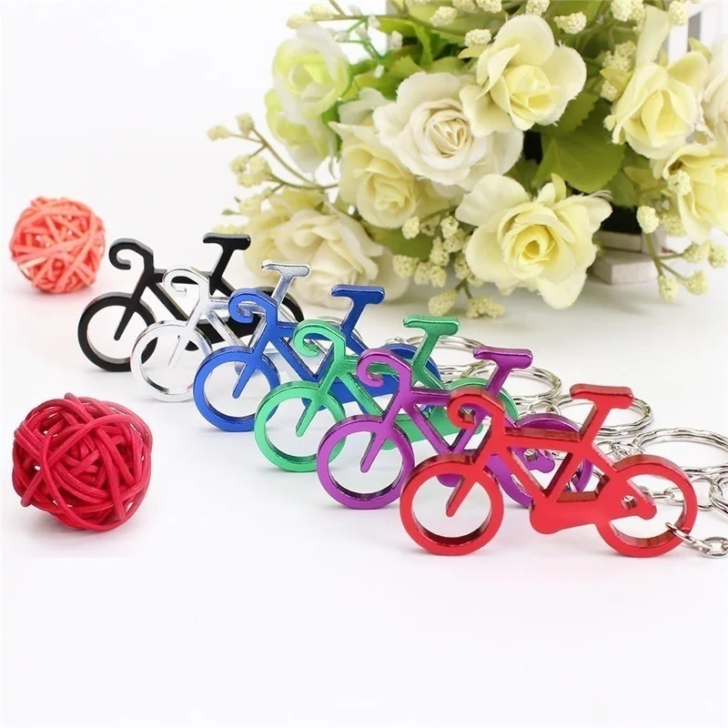 

Outdoor EDC Multi Bike Keychain Key Ring Bottle Wine Beer Opener Tool Muilti Colors Beer Opener Kitchen Accessories