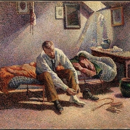 Morning  Interior Poster Print by Maximilien Luce (French  Paris 1858  “1941 Paris) (18 x 24)