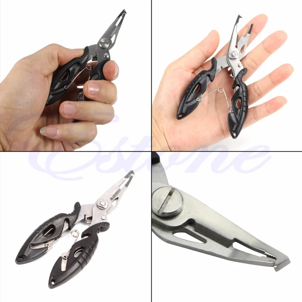 

2 Colors Stainless Steel Fishing Scissors Cutter Line Fish Remove Hook Tackle Tool