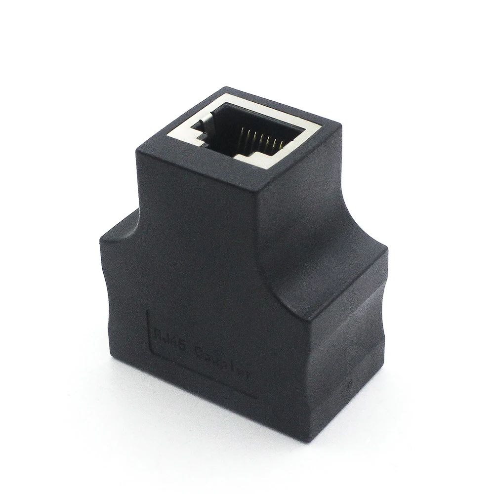 RJ45 гнездо к гнезду 1 2 способа LAN Ethernet сетевой кабель женский адаптер разъём