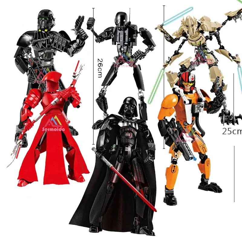 

KSZ Toys Jango Phasma K-2SO Darth Vader Figure toy building blocks TOY