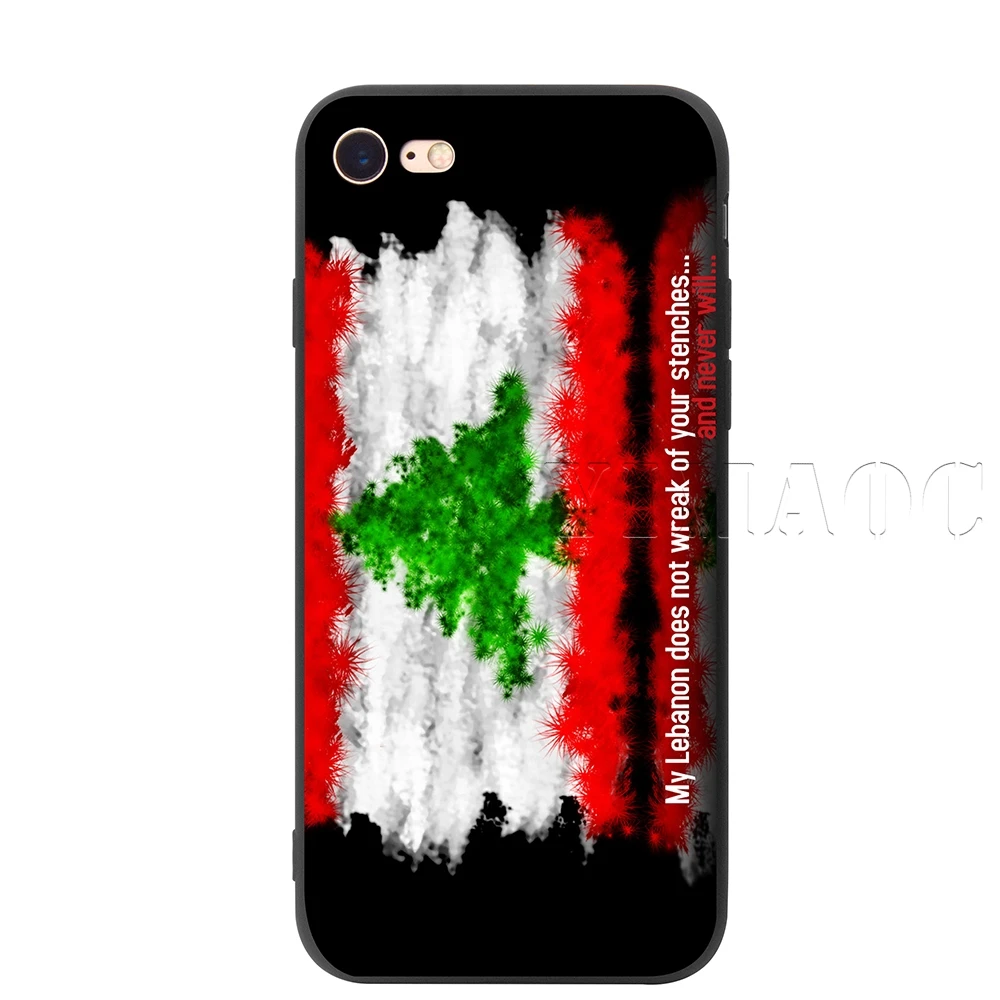 Мягкий силиконовый чехол YIMAOC lebanan Flag для iPhone 11 Pro XS Max XR X 8 7 6 6S Plus 5 5S SE - Цвет: 8