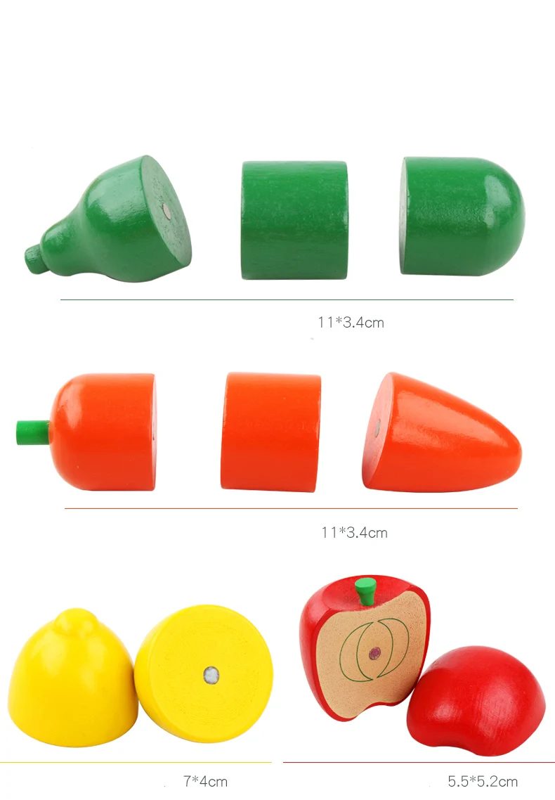Детские деревянные кухонные игрушки миниатюрная еда резка фрукты овощи ролевые игры игрушки для девочек детские Ранние развивающие игрушки для детей