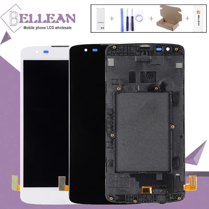 

Dinamico K371 Screen For LG K8 LTE LCD K350 K370 K373 Display With Touch Screen Digitizer Assembly With Frame Free Shipping+Tool