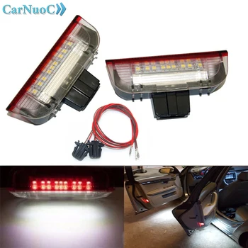

2x Car Door LED Ghost Shadow Light Projector Courtesy Lights for VW CC Tiguan Passat B6 B7 Golf Scirocco Sharan MAGOTAN Sagitar