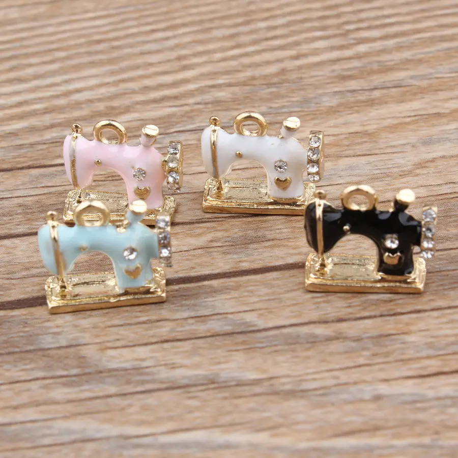 

1PC High Quality Charms Sewing machine Charm Bracelet Necklace Pendants DIY Jewelry Accessories 14mm*16mm