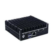 4 гигабитным Intel Lan J3160 Процессор карманные мини-компьютера Поддержка Pfsense OpenVPN AES-NI Barebone безвентиляторный NUC мини-ПК с 2* HDMI 1* COM