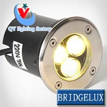 CP 2 шт./лот 3 Вт светодиодный подземный светильник светодиодный похоронены светильник светодиодный встраиваемый напольный светильник DC12V 24V AC85-265V