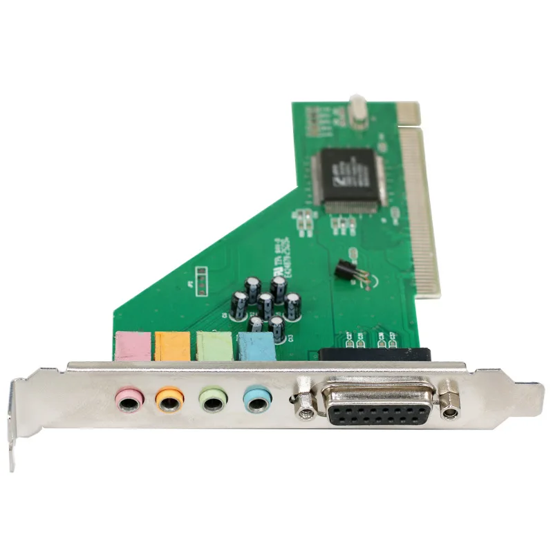 

Brand New Stereo Built-in PCI Port Audio Computer Sound Cards Independent 4.1 channel 4CH CMI8738 Chipset