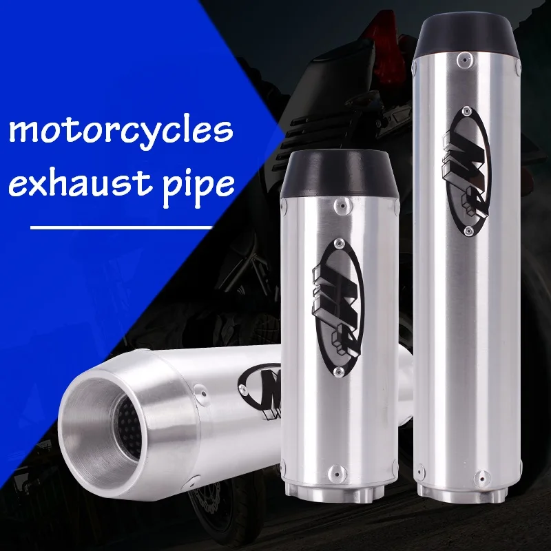 

M4 Logo Exhaust Pipe Cylinder For Honda VTEC CB400 CBR250 CBR400 CBR600 F4I XJR400 VFR400 74A F5 Motorcycle Accessories