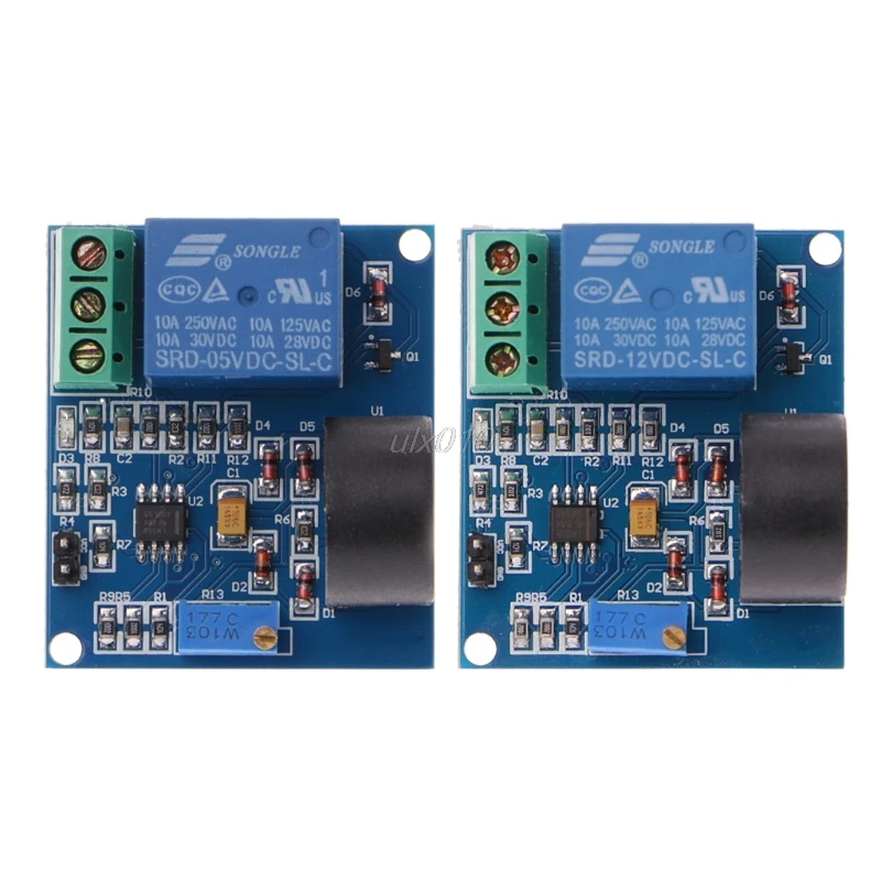 

5A Overcurrent Protection Sensor Module AC Current Detection Sensor 5V / 12V Relay Mar Dropship