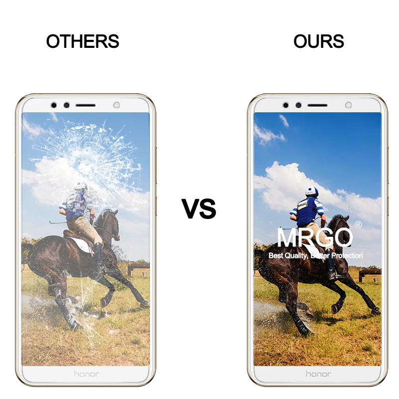 2 шт. Защитное стекло для Huawei Honor 7C 7A 2.5D Pro Защитная пленка экрана|Защитные стёкла и