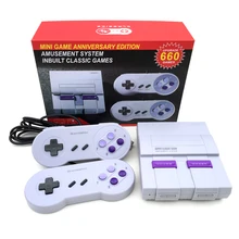 Ретро Геймпад Классический игровой Мини ТВ 8 бит семья ТВ Видео игровая консоль встроенный 660 игры Ручной игровой плеер подарок