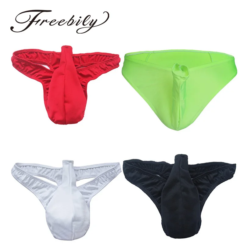 Mens Sexy Stretchy Glove Briefs Thong Lingerie Underwear Sexy Men's