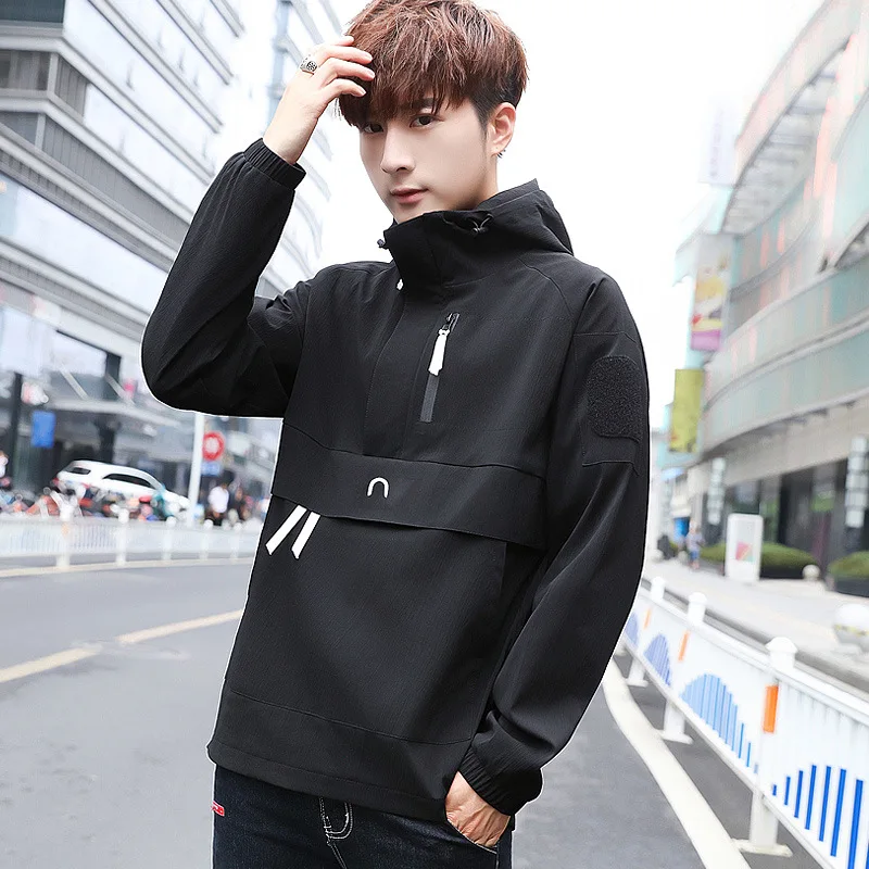 Fashion Men Coats and Jackets Thin Jacket Windbreaker Streetwear Hip Hop Wind Breaker Jacket Plus Size Pullover Hooded Coats Fashion Men Coats and Jackets Thin Jacket Windbreaker Streetwear Hip Hop Wind Breaker Jacket Plus Size Pullover Hooded Coats
