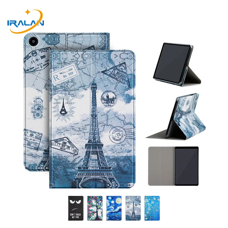 

New Slim PU leather Flip Stand Cover Funda Case for Xiaomi Mi Pad MiPad 4 Mipad4 8.0 2018 Tablet Smart Skin Shell+Film+Stylus