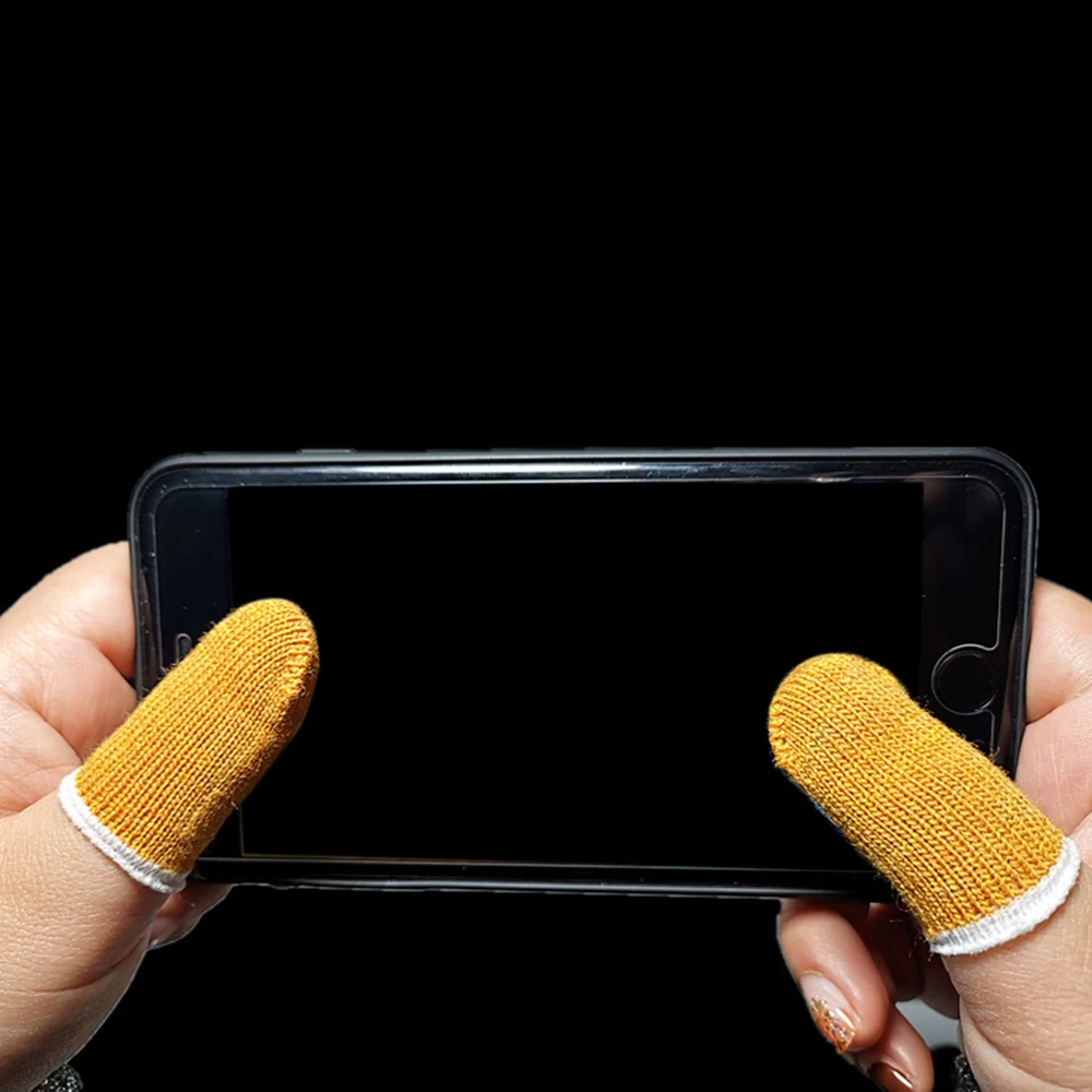 

4pcs Sweatproof cover pubg Touch Screen Phone Game BUBG Gamepad Controller Knitting Yarn Fingertip Non Slip Touchable