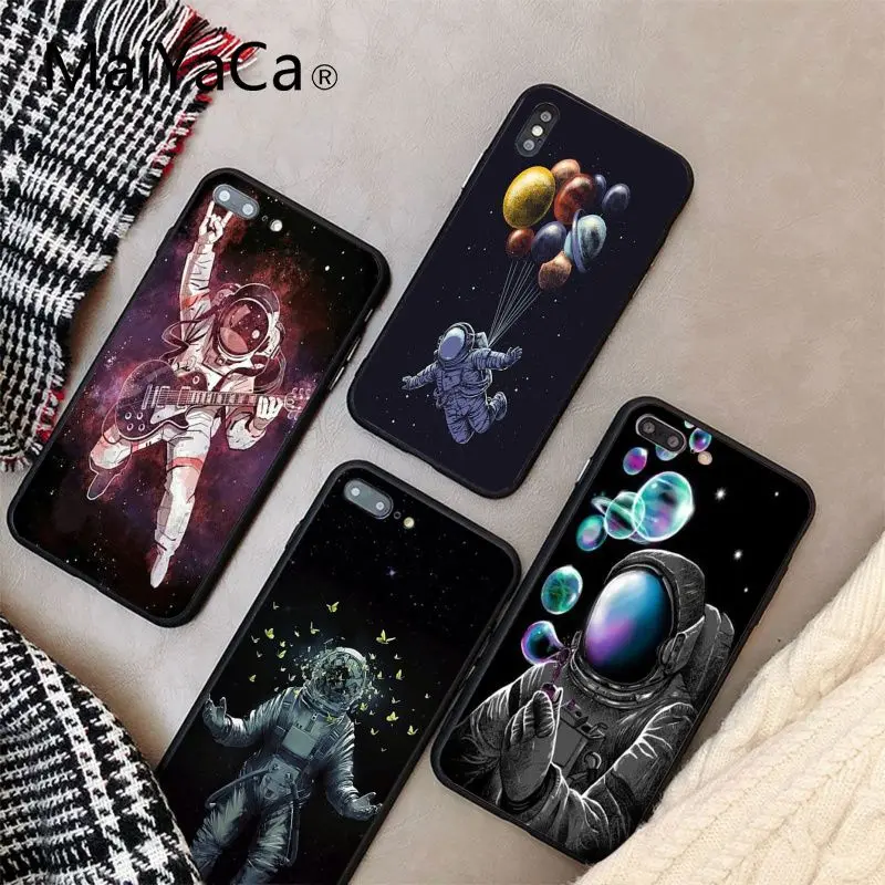 MaiYaCa In The Outer Space Luxury Hybrid Phone Accessories Case For iphone 8 8plus and 7 7plus 6s 6s Plus 6 6plus 5s Cellphones