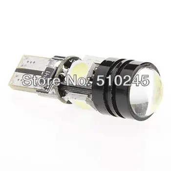 

400X Car Auto LED T10 W5W 5 led smd 4pcs 5050SMD+1pcs1.5W Wedge CANBUS OBC ERROR FREE led Light Bulb Lamp White free shipping