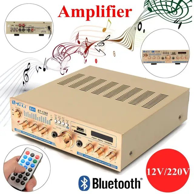 Special Price 2*100w 12V/220V 2 Channel Equalizer Bluetooth Home Stereo Power Amplifier USB Car Amplifier Home Theater Amplifiers Audio Special Price 2*100w 12V/220V 2 Channel Equalizer Bluetooth Home Stereo Power Amplifier USB Car Amplifier Home Theater Amplifiers Audio