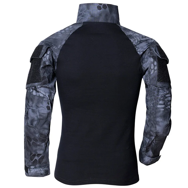 Новинка, армейская Тактическая Военная форма, камуфляжная, проверенная в бою рубашка с длинным рукавом для быстрого штурма, униформа для боев