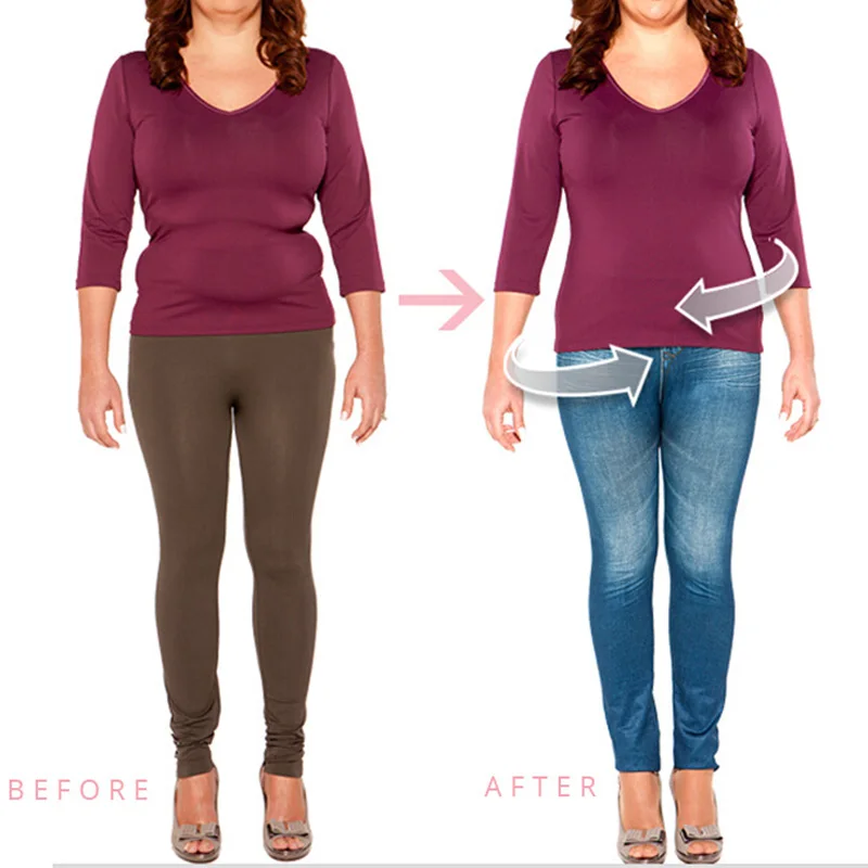 

Women Thin Jeans Leggings with Pocket High Waist Slim Fit Denim Pants Trousers TC21