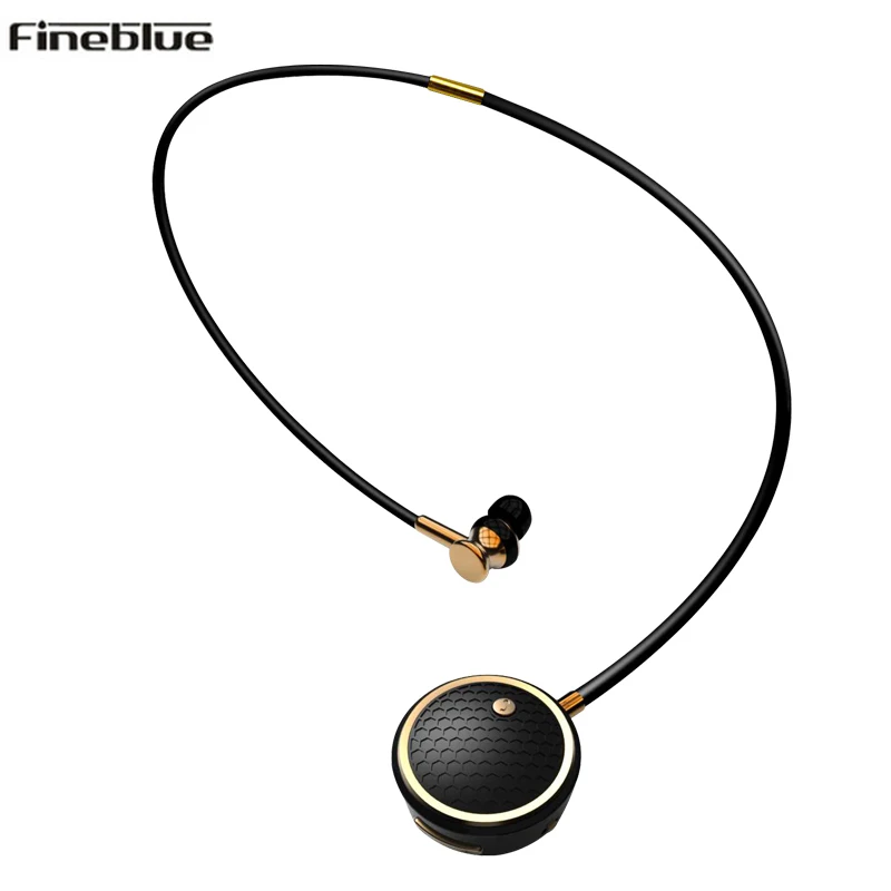 

Fineblue FL-C8 Bluetooth Headset Sport Earphones Call Vibration Alert Wireless Stereo Earpieces with Mic For smart phone iphone