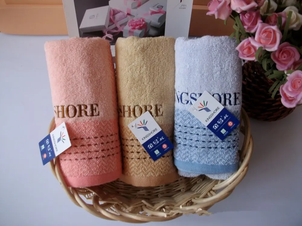 Freeshipping Hot selling 100% Cotton Face Towel for Adult 3Colors choose | Дом и сад