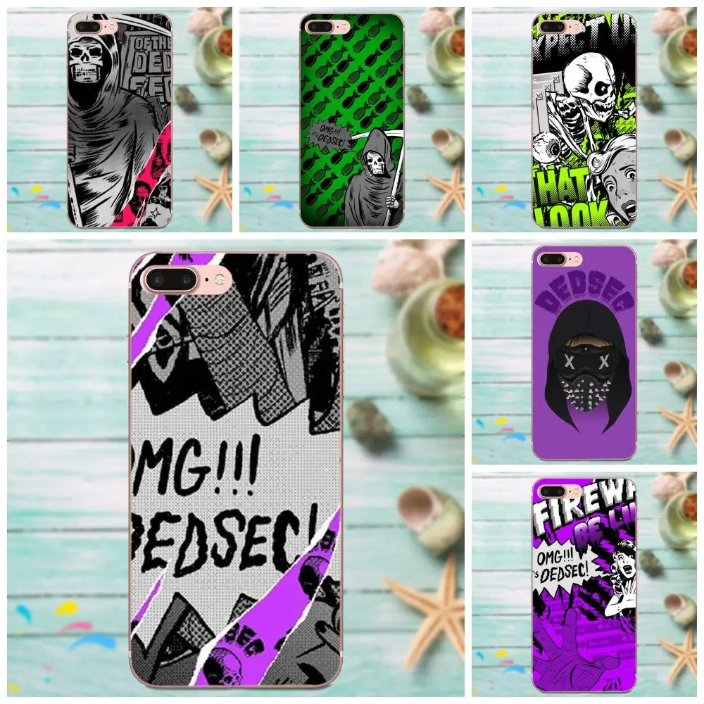 Мягкие чехлы из ТПУ для Galaxy J1 J2 J3 J330 J4 J5 J6 J7 J730 J8 2015 2016 2017 2018 mini Pro Watch Dogs 2 Dedsec |