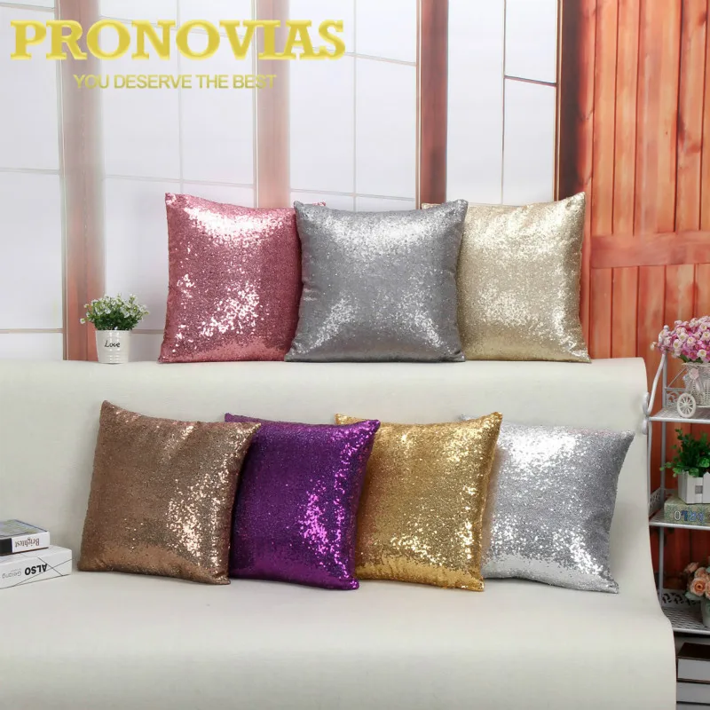 

Pronovias sequin glitter pillow case for wedding ceremonial