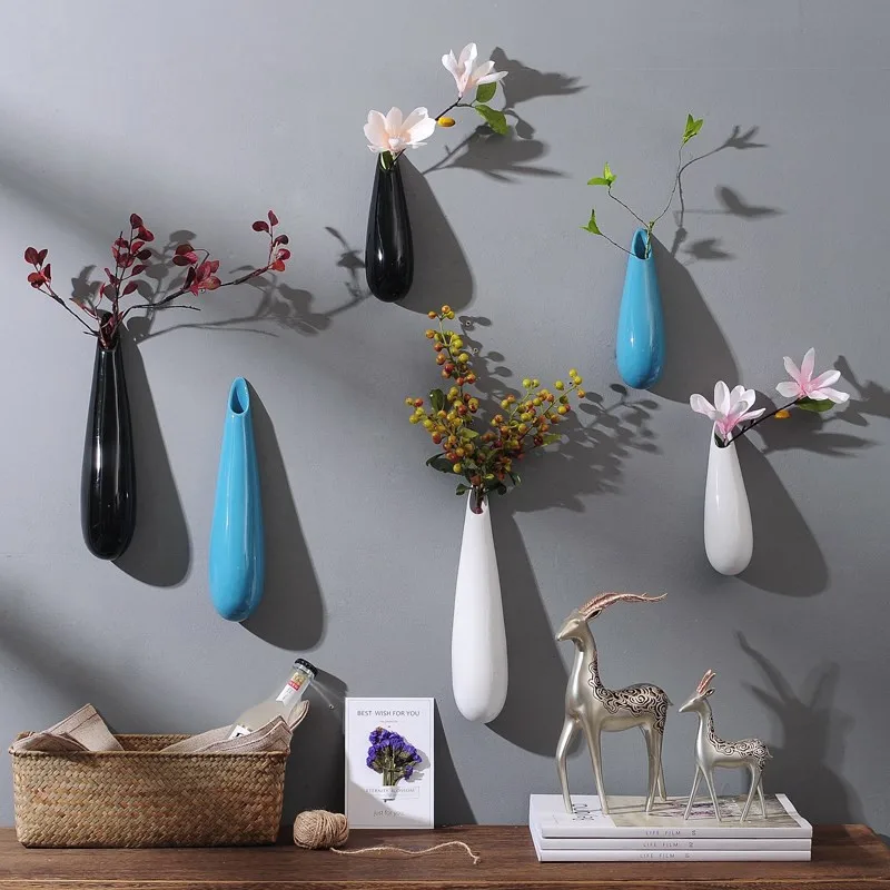 

Nordic Home decor Wall wedding Decoration Wall Hanging Vase Creative Wall Hanging Plant Bar Restaurant Wall Hanging Flower Pot