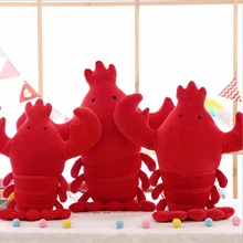 Creative Lovely Red Simulated Lobster Short Plush Toys Stuffed Animal Toy Plush Pillow Children Birthday Gifts Creative Lovely Red Simulated Lobster Short Plush Toys Stuffed Animal Toy Plush Pillow Children Birthday Gifts