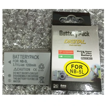 

NB-5L NB5L lithium batteries pack NB 5L Digital camera battery NB-5L For Canon 900 Ti SD790 IS SD950 SD900 SD990