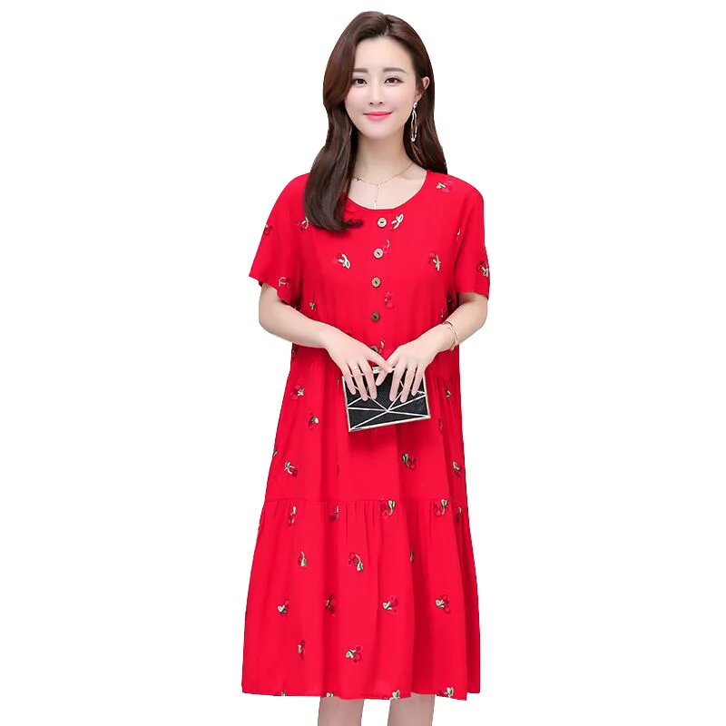 Новые женские летние платья из хлопка с вышивкой винтажное платье vestidos robe femme