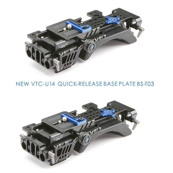 

Newly Tilta 3 DSLR Quickrelease Baseplate BS-T03 Shoulder pad for 15mm rod DSLR rig kit Free shipping