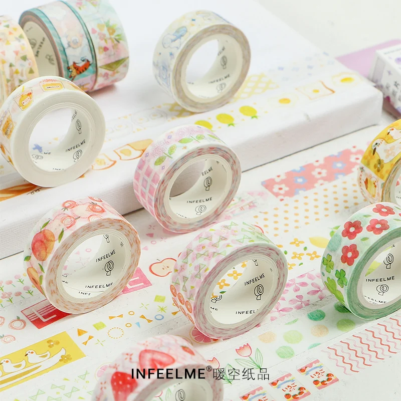 

Cute Animals Flowers Washi Tape Diy Decoration Scrapbooking Planner Masking Tape Label Sticker Stationery