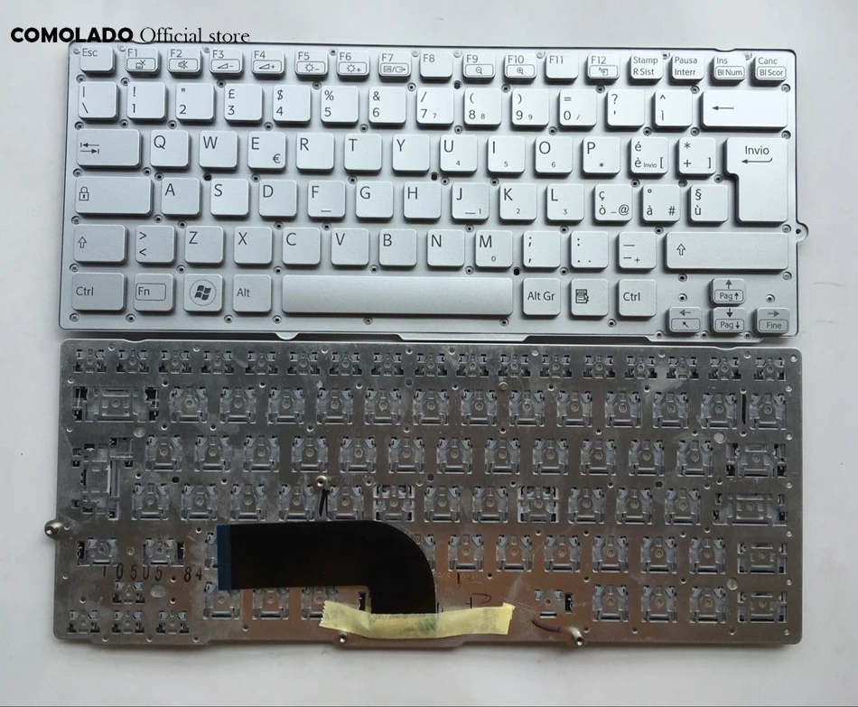IT Italian Laptop keyboard for Sony for Vaio VPC-SD VPC-SA SB SD Silver without frame keyboard IT Layout