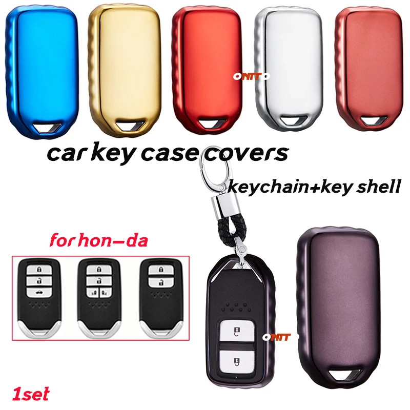 Ключи от машины аксессуары для Honda 2015 2016 2017 Honda Crv Crad V 1 компл. ТПУ Key holder Shell дистанционного 2 /3/4 кнопки обложки украшения