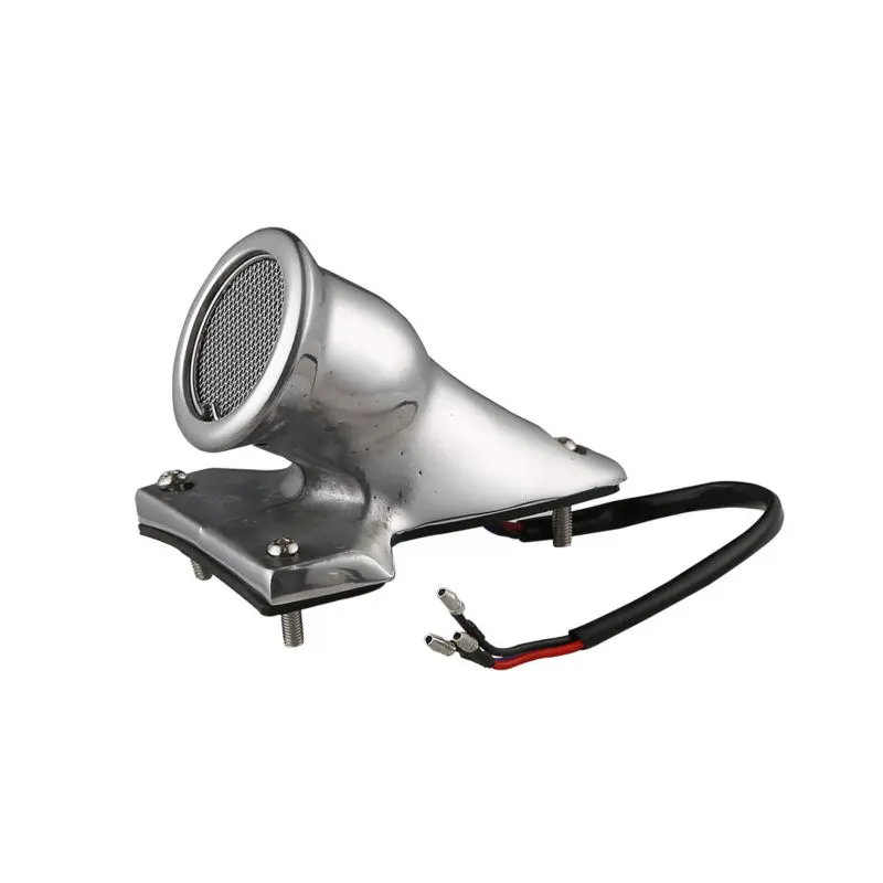 12 V светодиодный задние Мотоцикл Chrome Black тормозной фонарь светильник с сеткой