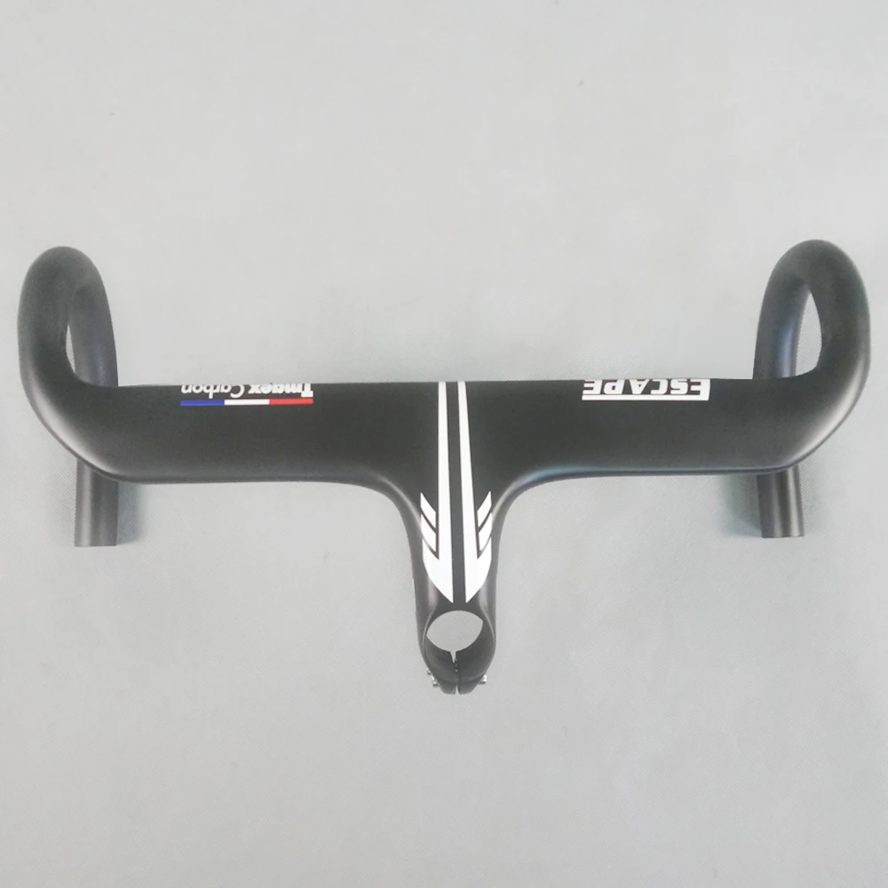 

Full Carbon Handlebar Fiber Road Bicycle Integrated Handlebar with 28.6mm Fork Road 3K Carbon Matte Handlebar Bike Parts 340g