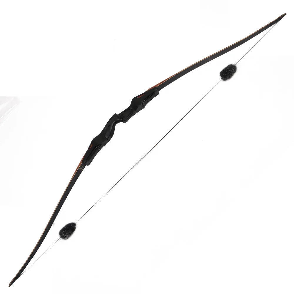 

Traditional Beauty Hunting Bow Replaceable ILF Universal Arch Interface in Yanzi Gongfang Black Wind Split Long Bow