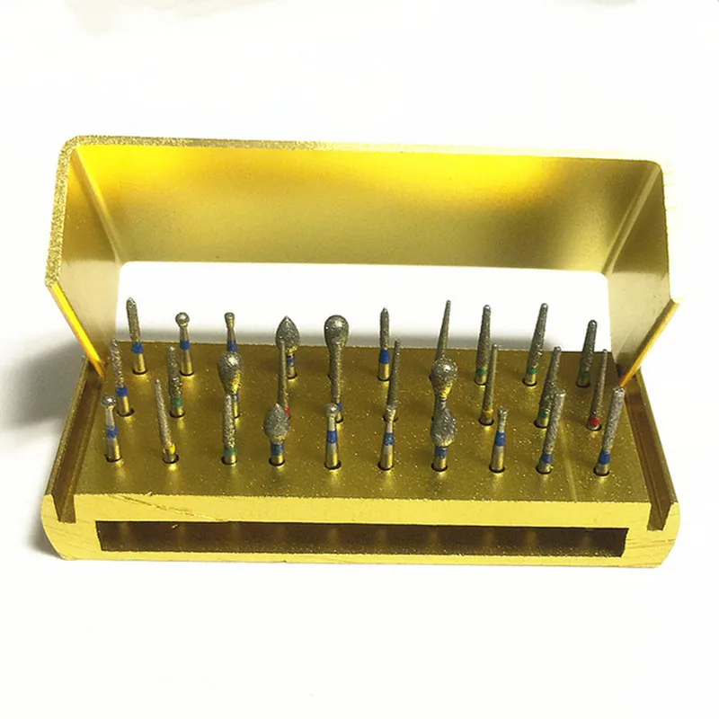 Buy 30pcs Dental Diamond Burs Drill Disinfection
