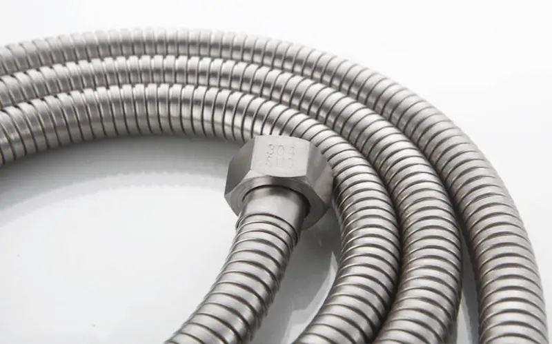 Brushed shower hose 4