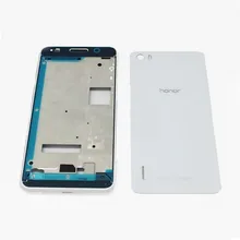 Original for Huawei Honor 6 Full Housing Back Case Battery Door Cover+Front Plate Frame With Buttons In Mobile Phone Replacement