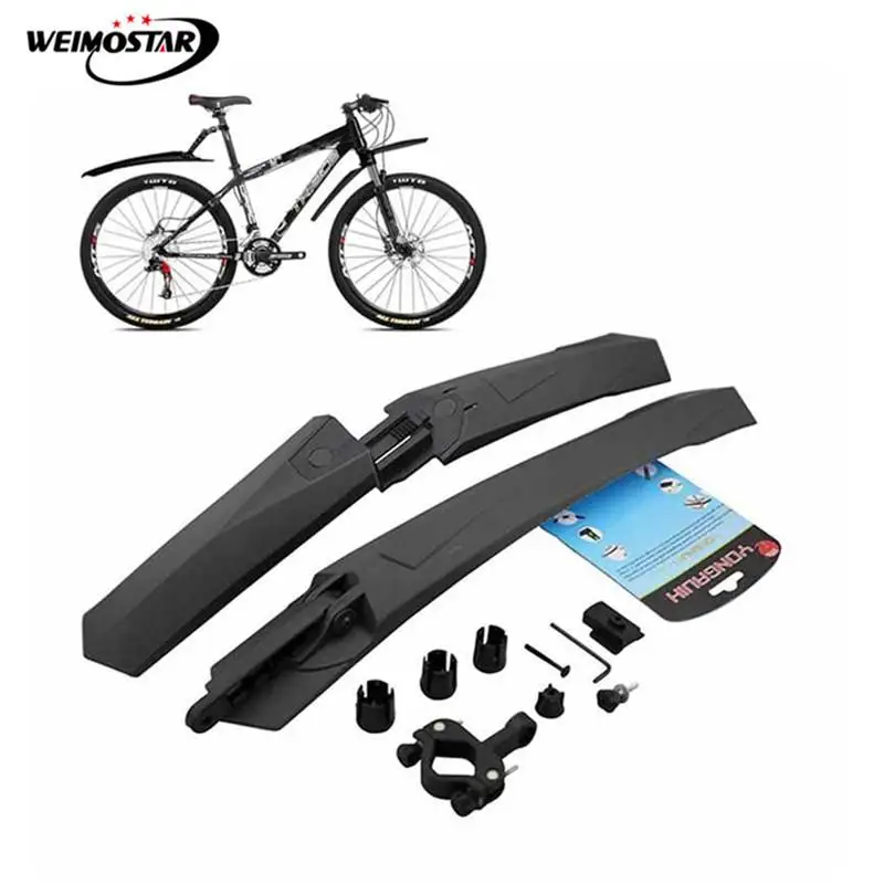 

Weimostar Bicycle Mudguard mtb Front Rear Bike Fender Set Mud Guards Downhill Bicycle Wings Mountain Bike mudguard Bike Parts
