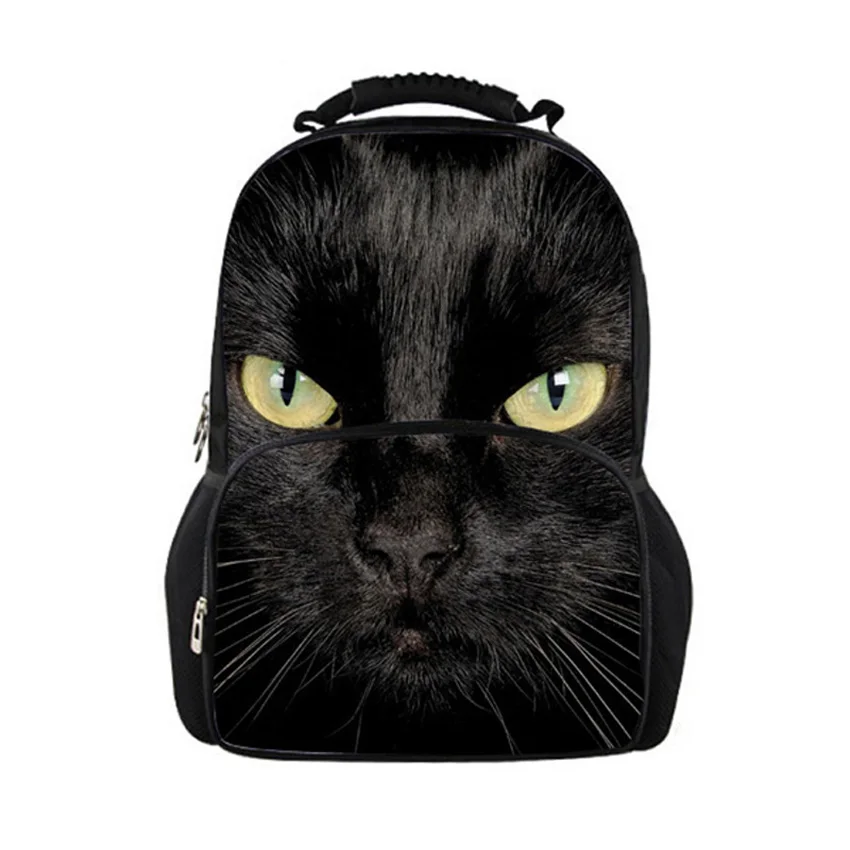 

Noisydesigns Black Cat Backpack Women Harajuku Style Backpacks for Teenager Girls Cute School Bag Animals Printing Bags Mochila