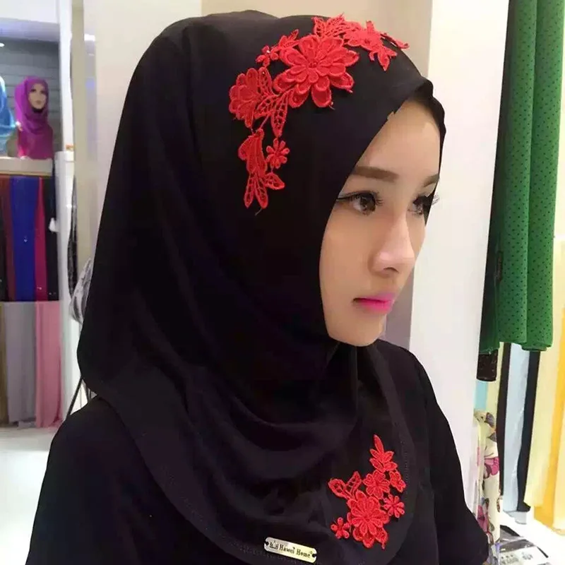 2016 Fashion flowers women's scarf polyester high quality 