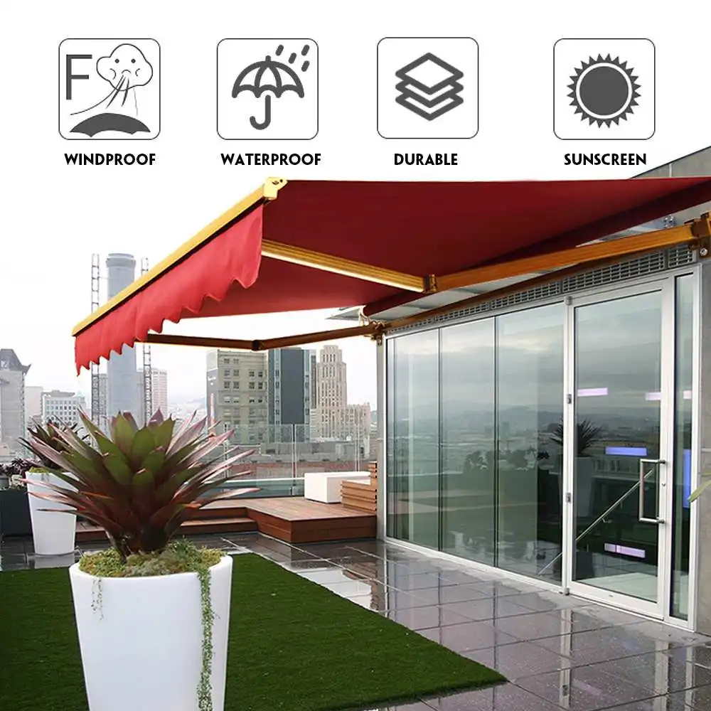 

6 colours Sun Shelter Sunshade Garden Patio Awning Cover Outdoor Canopy Garden Patio Pool Shade Sail Awning Camping Picnic Tent