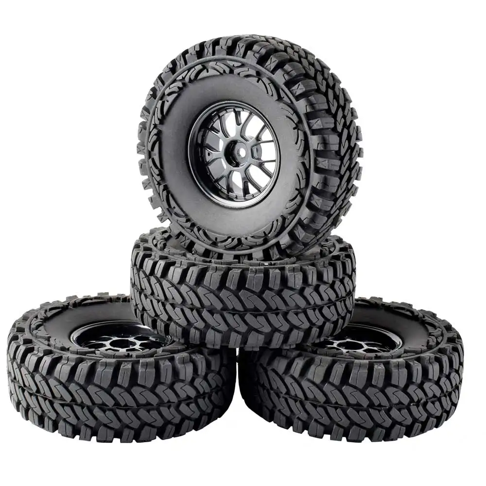 Резиновые шины для Axial SCX10 II AX90046 AX90047 D90 TRX4 114 мм 1:10 1 9 дюйма 4 шт. | Игрушки и хобби
